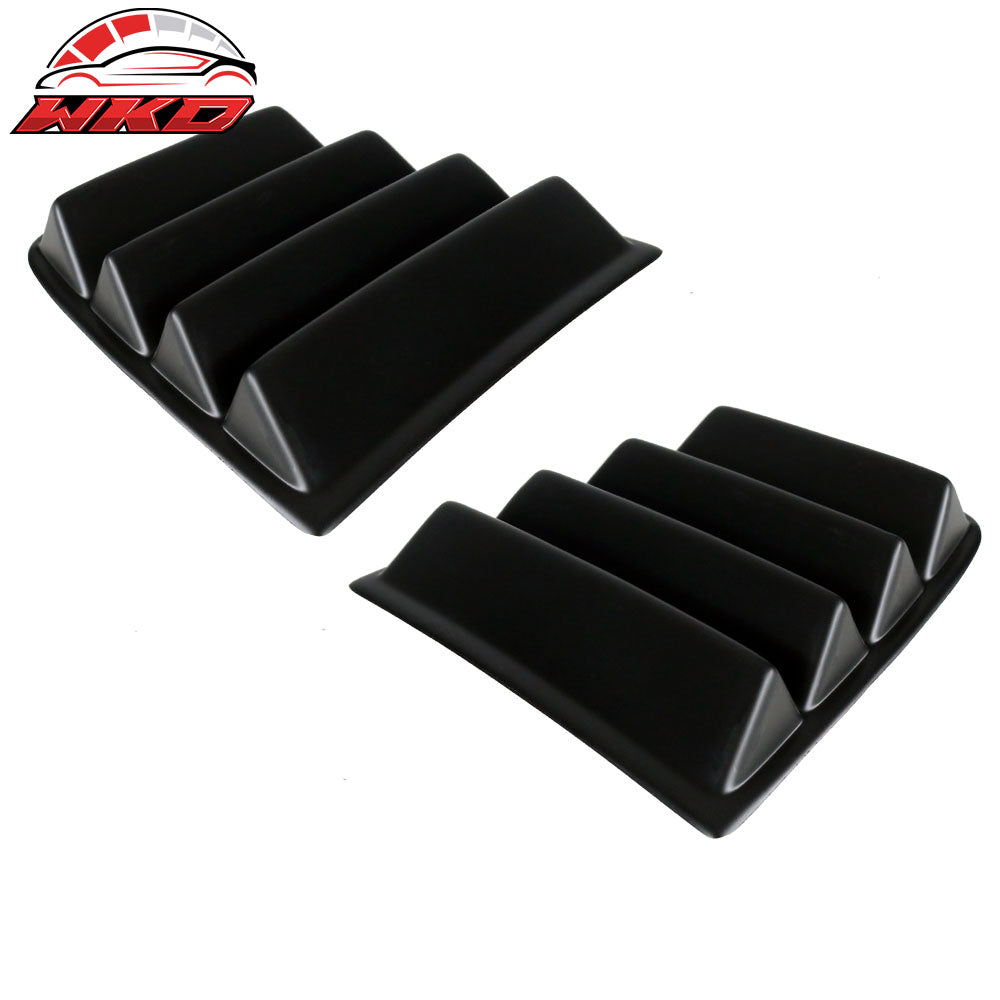 Fits 11-23 Dodge Charger V2 Rear Window Louver + V1 Side Window Louvers Scoop PP