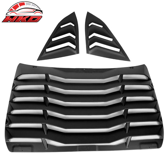 2016-21 Honda Civic Sedan IKON Style Rear Window Louver w/ Side Quarter Scoop | Wholesale