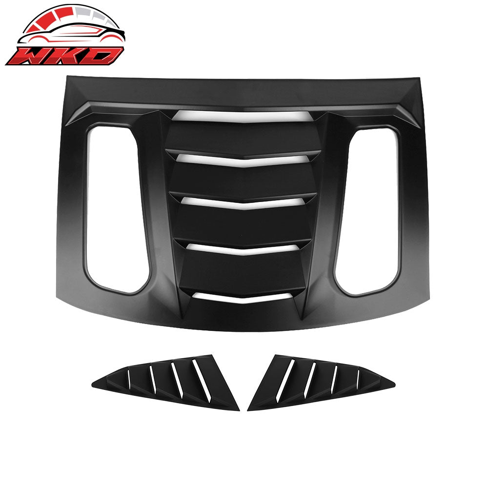 16-24 Chevrolet Camaro Coupe 2PCS GT Side + IKON V2 Rear Window Louvers ABS | Wholesale