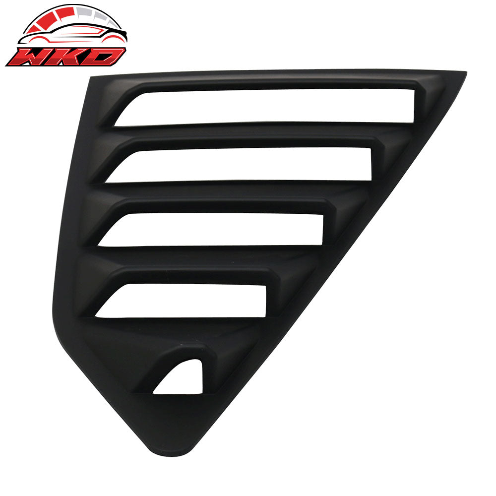 Fits 16-24 Chevrolet Camaro Coupe 2PCS GT Side + IKON V2 Rear Window Louvers ABS