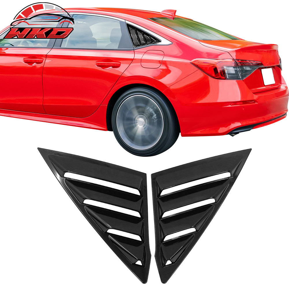 Wholesale 22-26 Honda Civic 11th Gen Sedan 4DR PC Rear Side Window Louver Scoops 2PCS