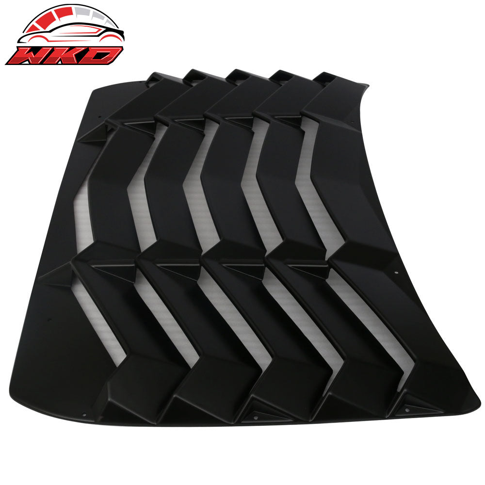 Fits 16-21 Honda Civic Sedan Rear Window Louvers Cover Sun Shade ABS Deflector