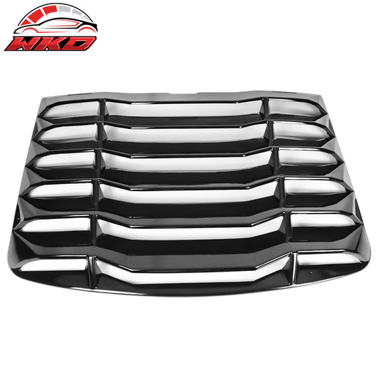 2003-08 Nissan 350Z IKON Style Rear Window Louver Sun Shade ABS Gloss Black | Wholesale