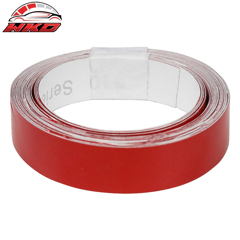 1.5CMx5M Red 3M Reflective Stickers Vinyl Pinstripe Safety Warning Tape