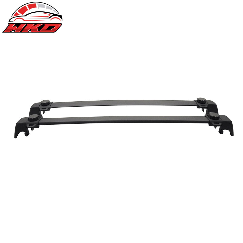 Fits 11-16 Jeep Compass OE Style Roof Rack Cross Bar Black ABS Aluminum