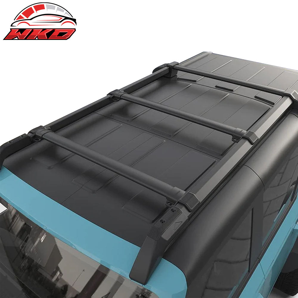 Fits 21-25 Ford Bronco 2DR 4DR Aluminum Roof Rack Rail Luggage Carrier Cross Bar