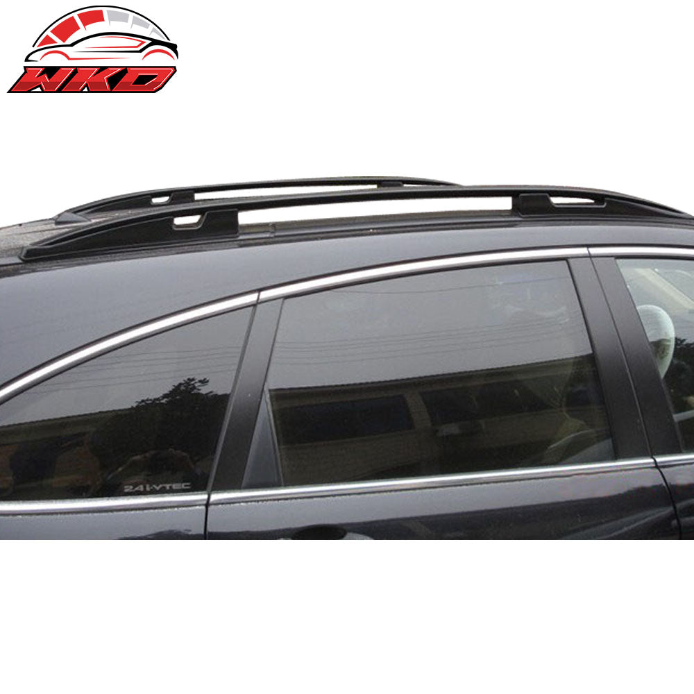 Fits 07-11 Honda CR-V Aluminum Roof Rack OE Style Black Side Rail Cross Bar