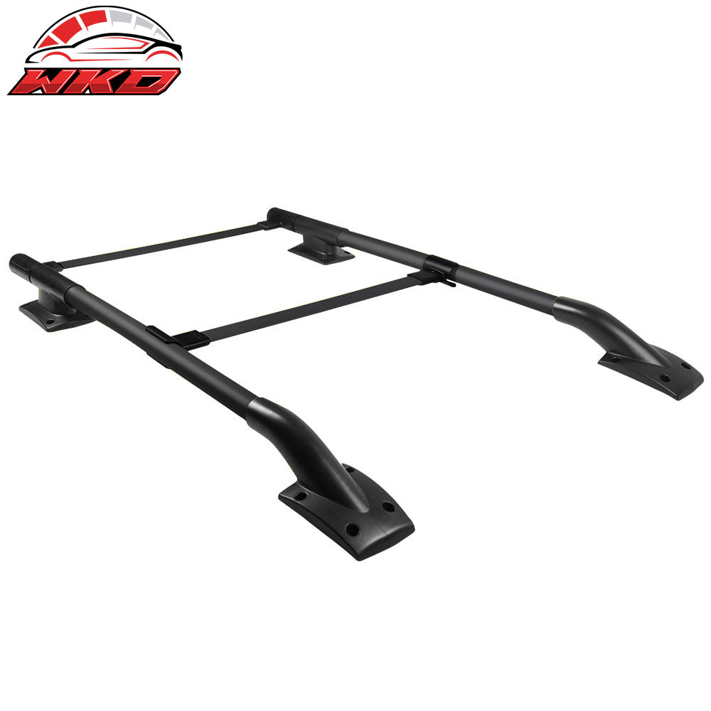Fits 05-22 Nissan Frontier OE Style Roof Rack Rail Cross Bar Luggage Kit Black