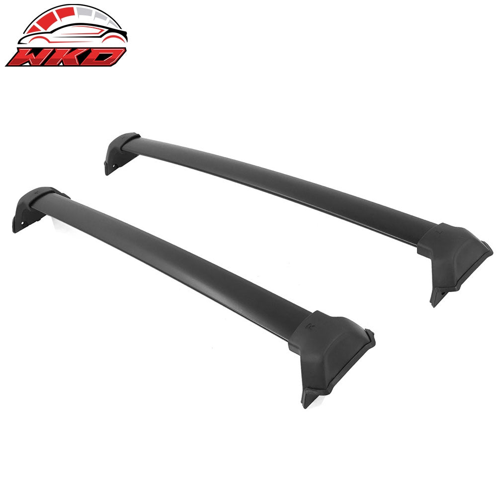 Fits 17-22 Honda CRV OE Style Top Roof Rack Cross Bar Aluminum Black Crossbar