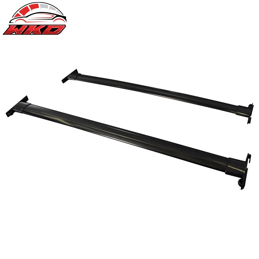 08-13 Toyota Highlander OE Style Roof Rack Black Aluminum Cross Bar 2PC | Wholesale