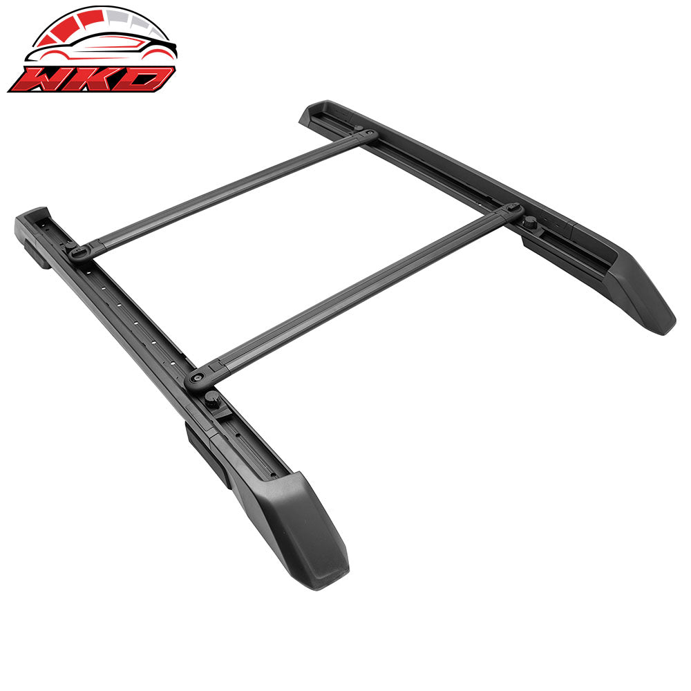 Fits 24-25 Toyota Tacoma Double Cab 4PCS Aluminum Roof Cross Bars w/ Slide Rail