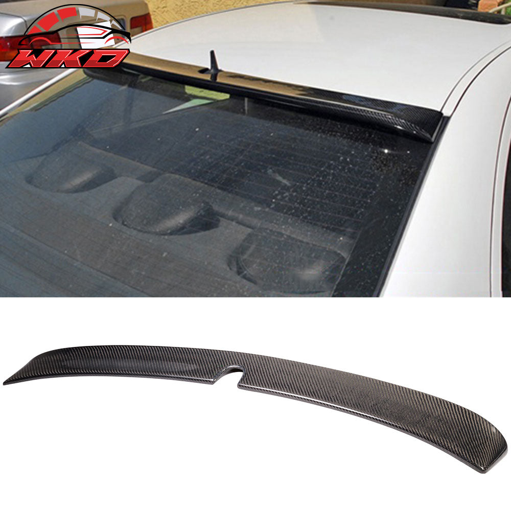 Fits 03-05 Benz E-Class W211 Sedan L Style Carbon Fiber CF Roof Spoiler Wing