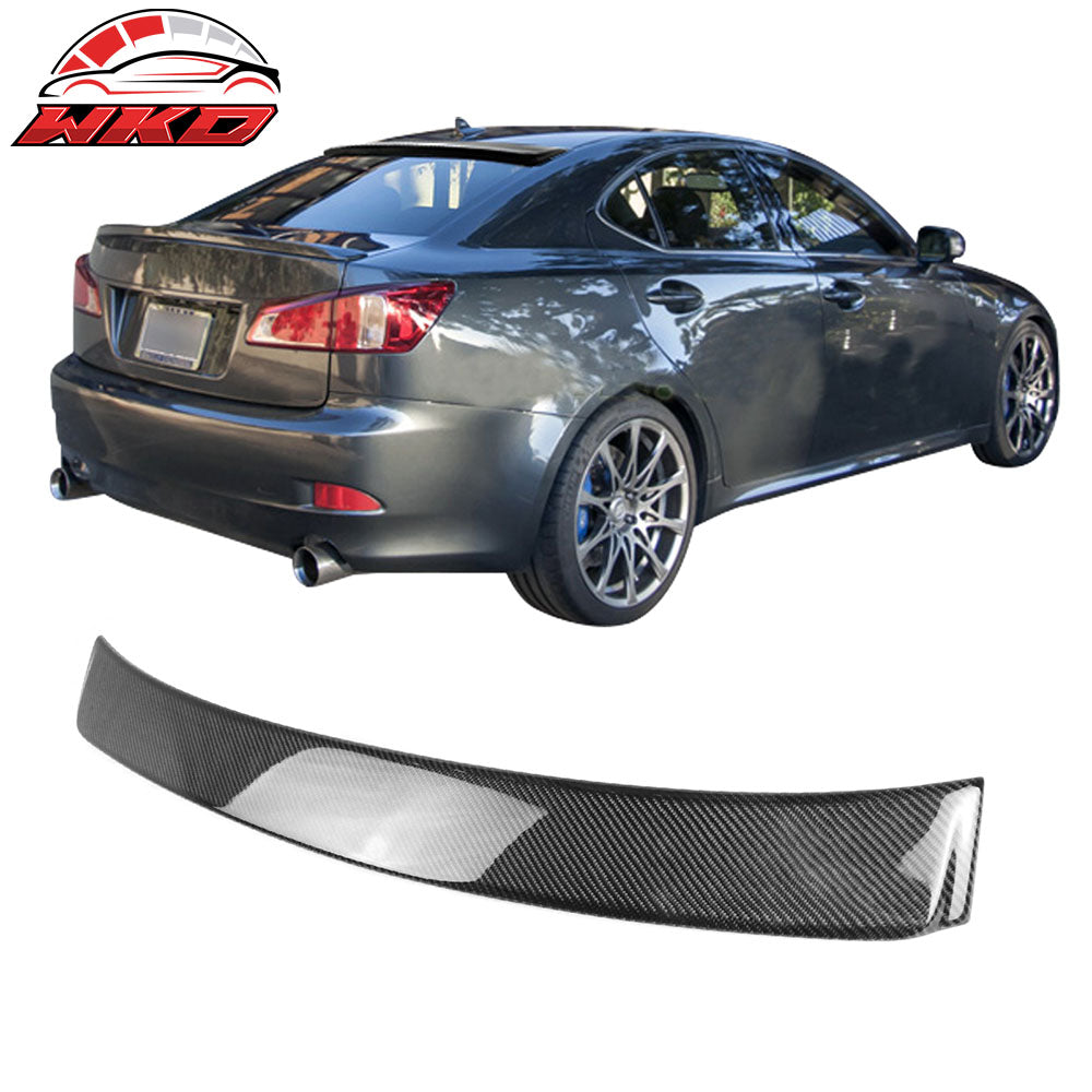 Closeout! Fits 06-13 Lexus IS250/IS350/ISF OE Style Roof Spoiler Carbon Fiber CF