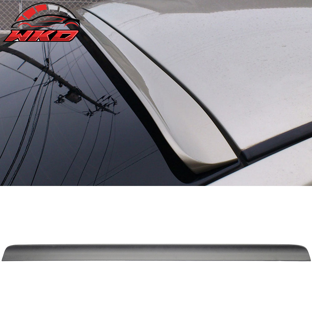 Fits 11-16 BMW F10 5 Series 4DR Sedan Roof PUF Spoiler (L) Unpainted Black