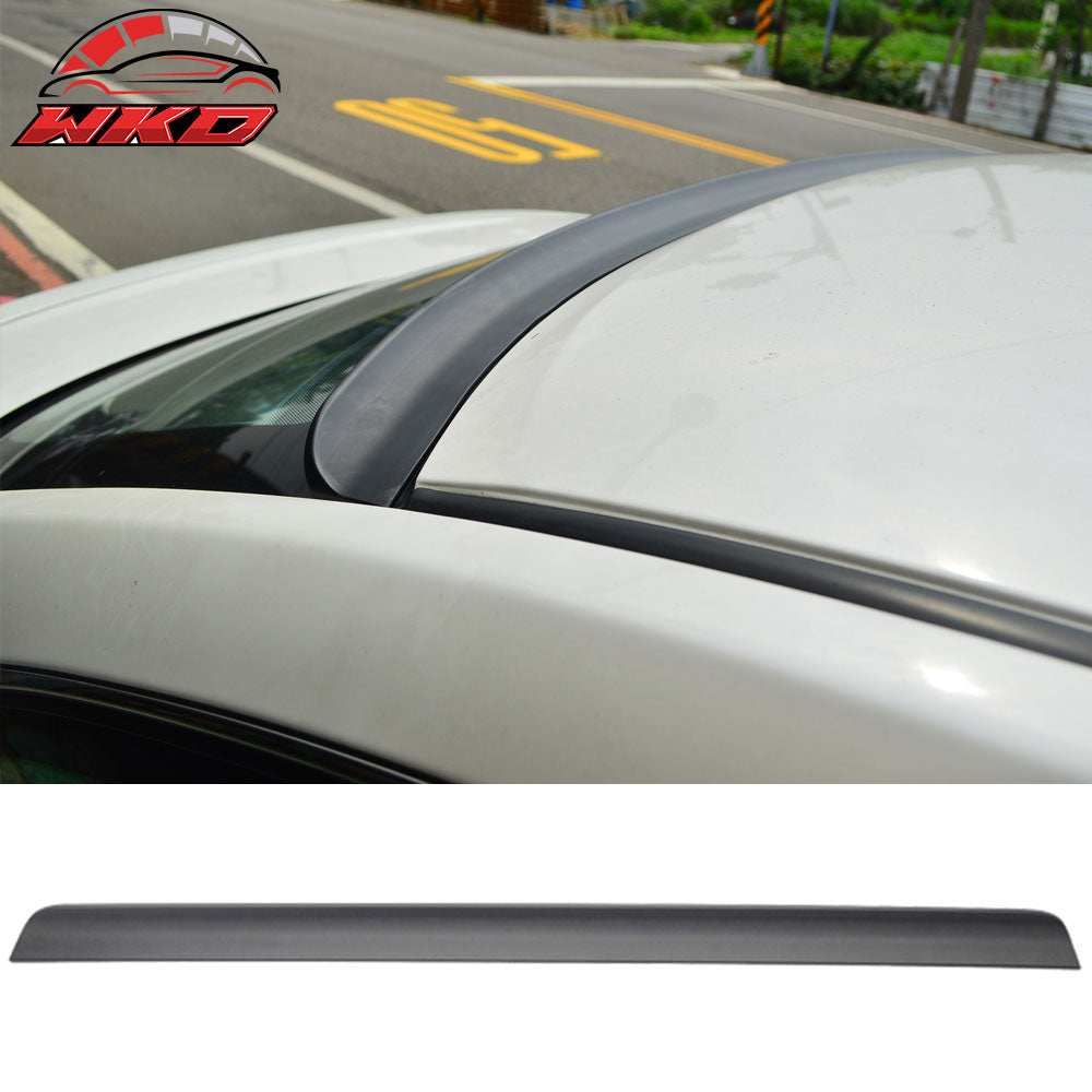 Fits 05-08 Audi A4 B7 Unpainted Black Roof Spoiler - PUF