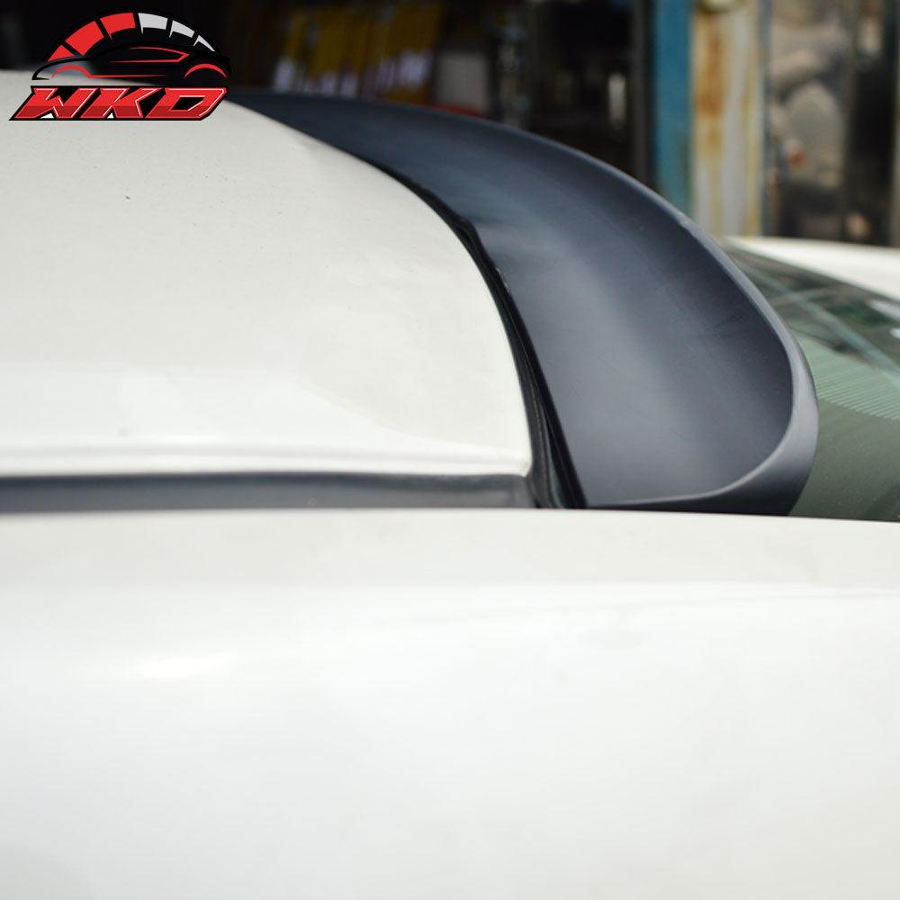 Fits 05-10 VW Volkswagen Jetta MK5 Unpainted Black Roof Spoiler - PUF