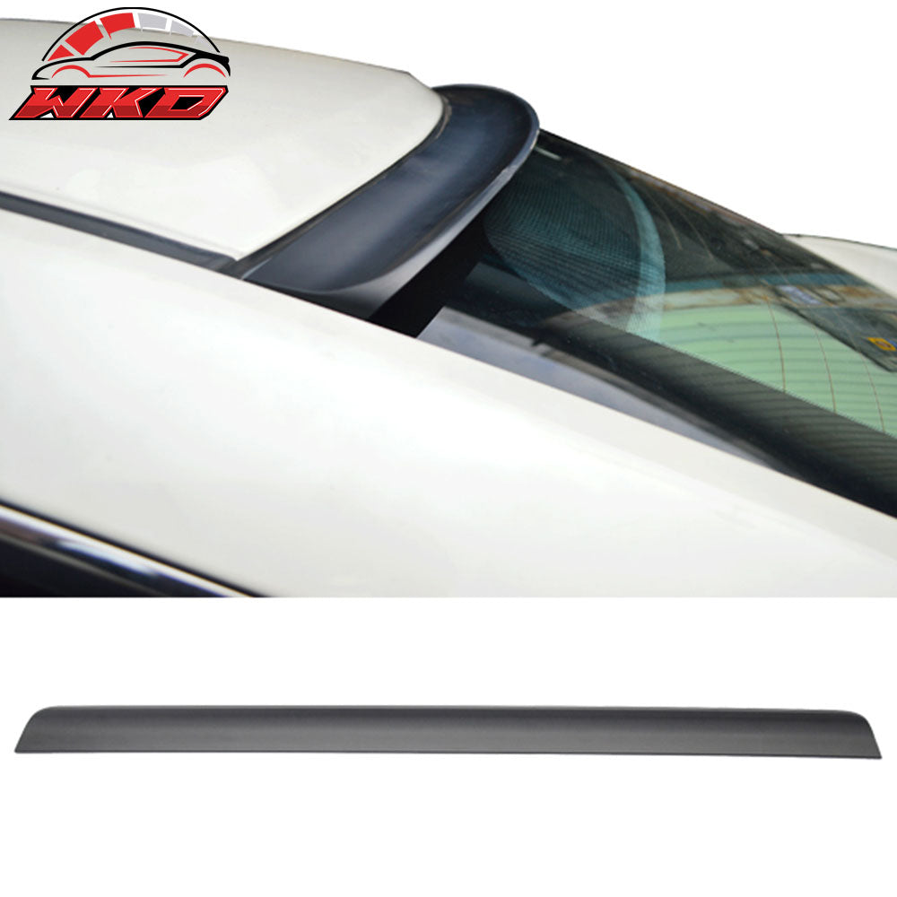 Fits 01-05 Honda Civic 2Dr 4Dr 7Th Unpainted Black Roof Spoiler - PUF