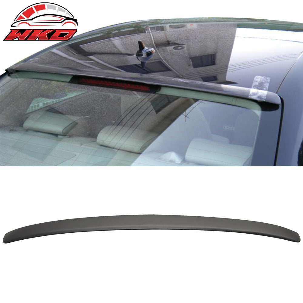 Fits 08-10 Audi A4 S4 RG Style Rear Roof Window Spoiler Wing Unpainted Black PU