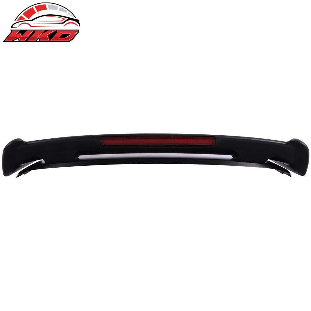96-00 Honda Civic EK Type R Style ABS Unpainted Roof Spoiler W/ 3rd LED Brake Light