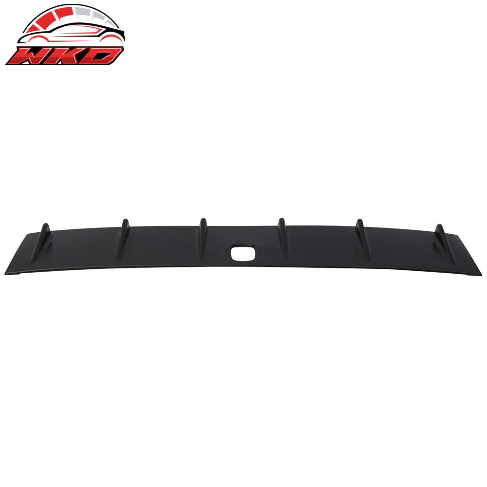 Fits 08-14 Subaru WRX STI Sedan Roof Fin Spoiler V Style Matte Black