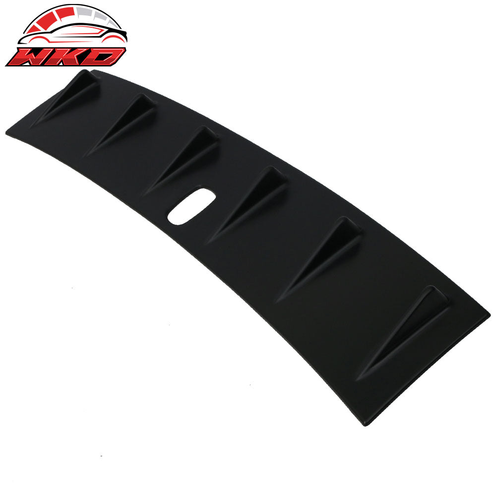 Fits 08-14 Subaru WRX STI Sedan Roof Fin Spoiler V Style Matte Black