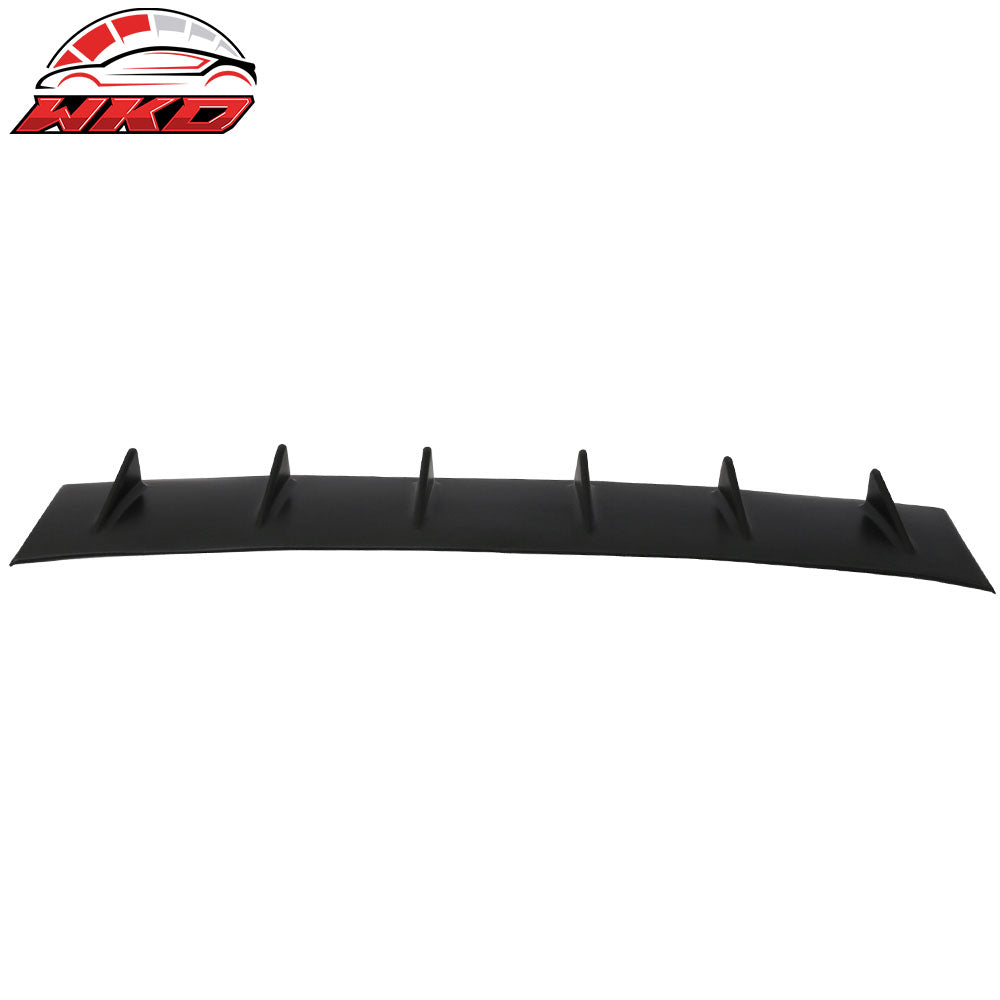 Fits 02-07 Subaru Impreza WRX STi 4Dr Roof Spoiler V Style Matte Black