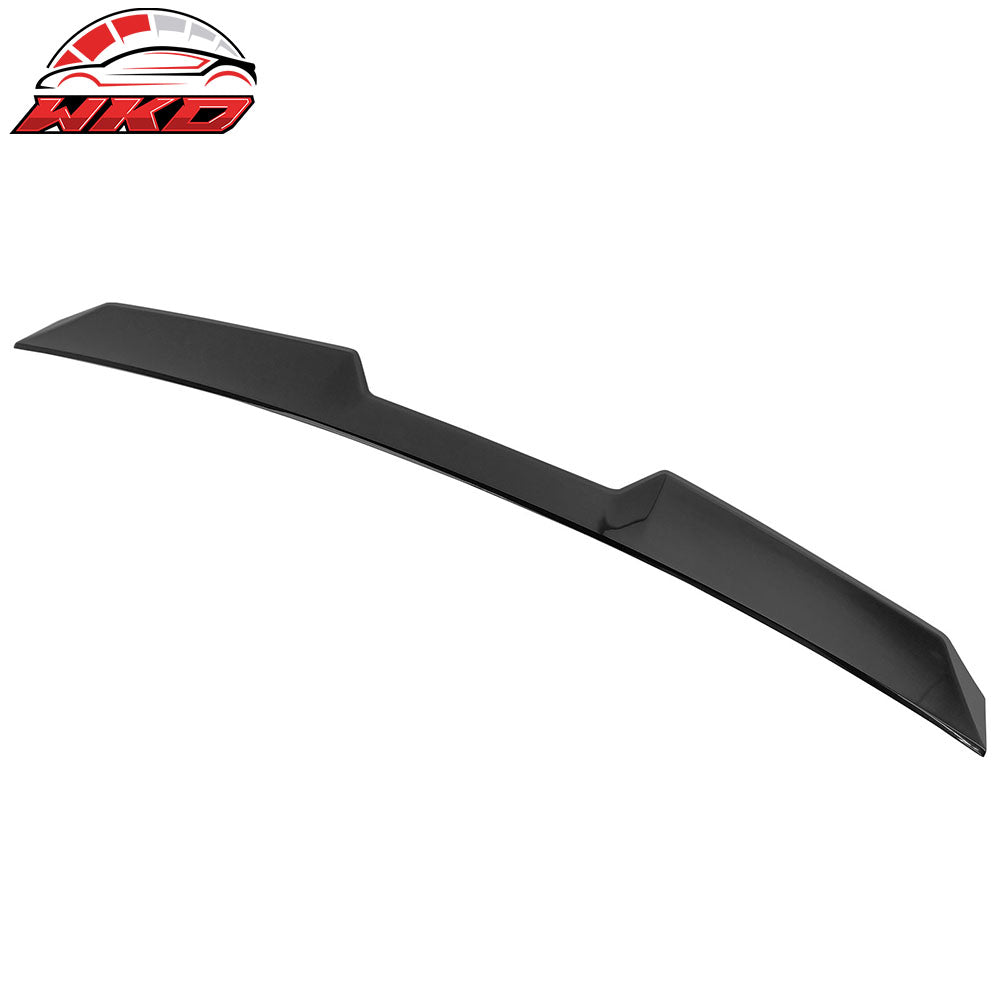 Fits 22-25 Subaru WRX 5th V Style Roof Spoiler Painted #D4S Crystal Black Silica