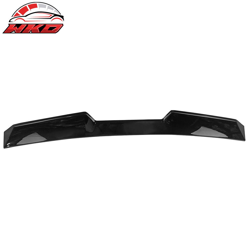 Fits 22-25 Subaru WRX 5th V Style Roof Spoiler Painted #D4S Crystal Black Silica