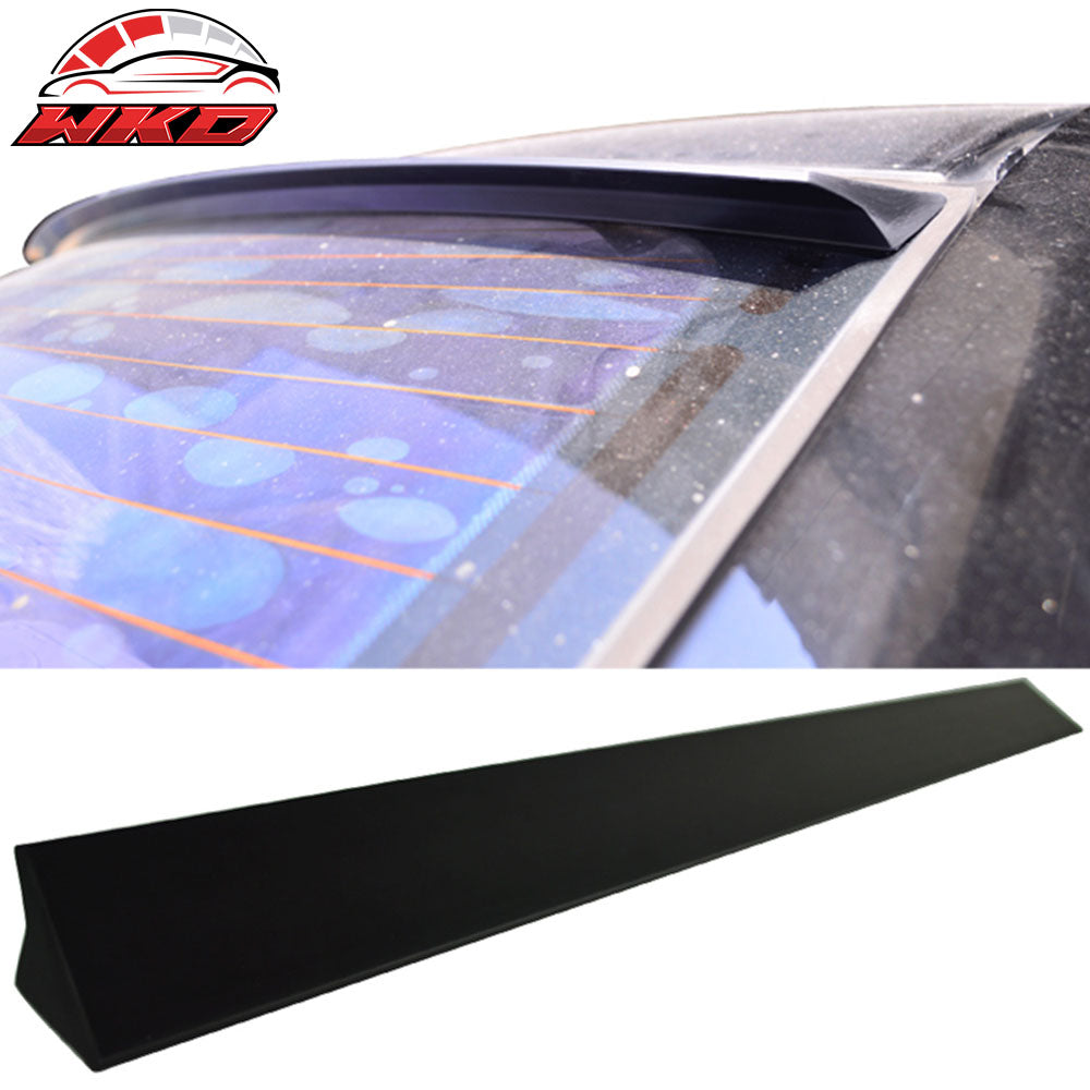 Fits 05-08 Audi A4 B7 VRS Style Roof Spoiler Unpainted Black - PUF