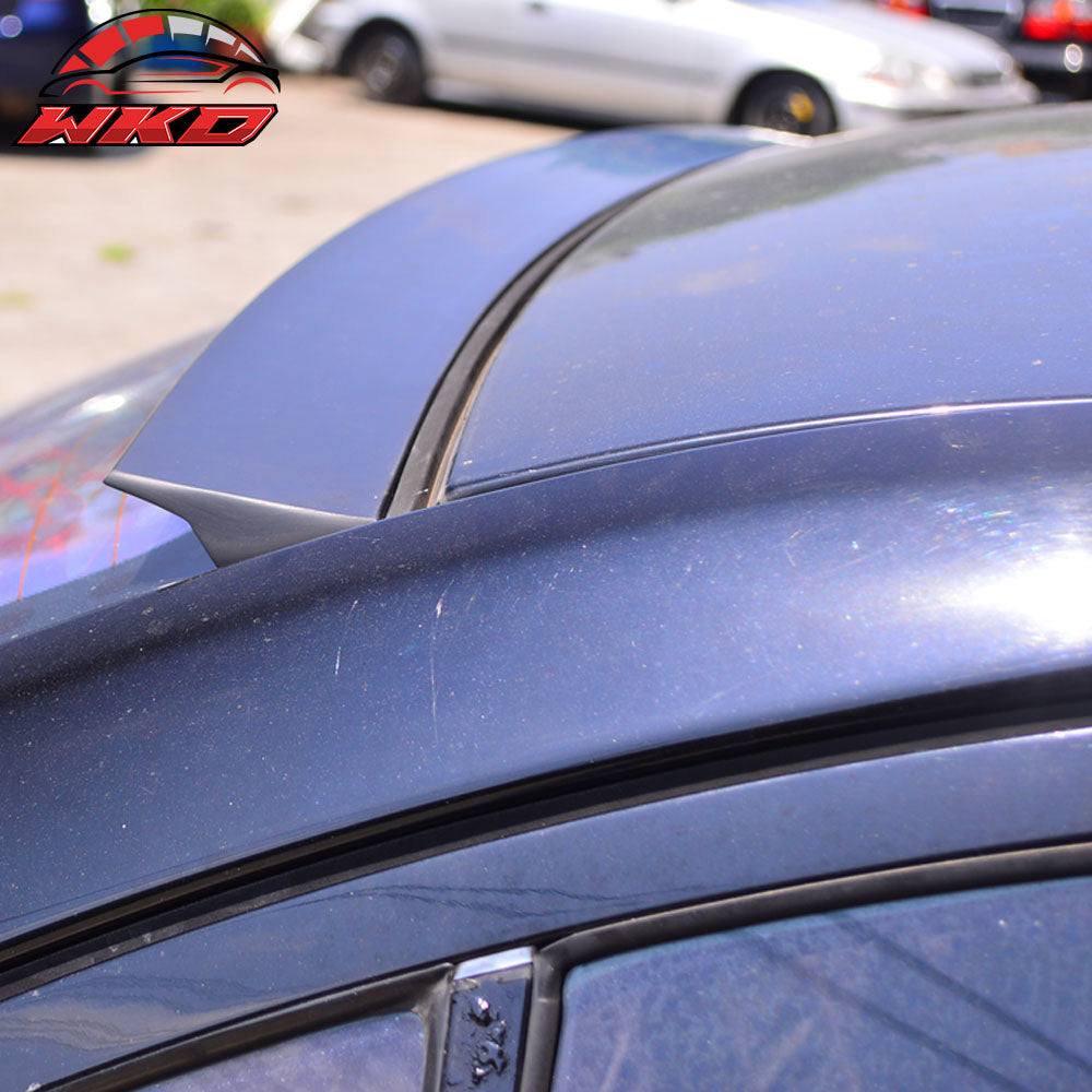 Fits 05-11 Audi A6 C6 VRS Style Roof Spoiler Unpainted Black - PUF