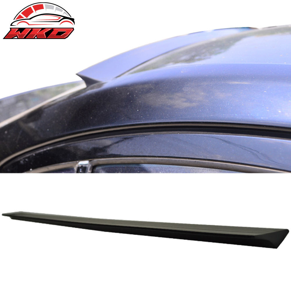 Fits 10-16 Audi A8 4H VRS Style Roof Spoiler Unpainted Black - PUF