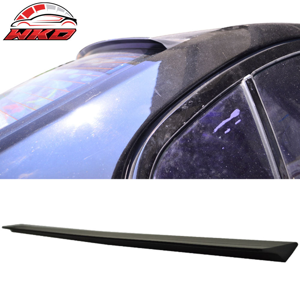Fits 07-08 Audi RS4 8E B7 VRS Style Roof Spoiler Unpainted Black - PUF