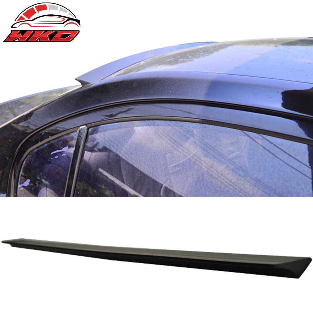 Fits 11-16 BMW F10 4Dr VRS Style Roof Spoiler Unpainted Black - PUF