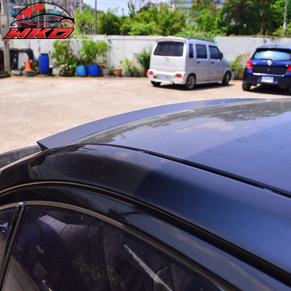 Fits 08-13 Cadillac CTS 1st 4Dr VRS Style Roof Spoiler Unpainted Black - PUF