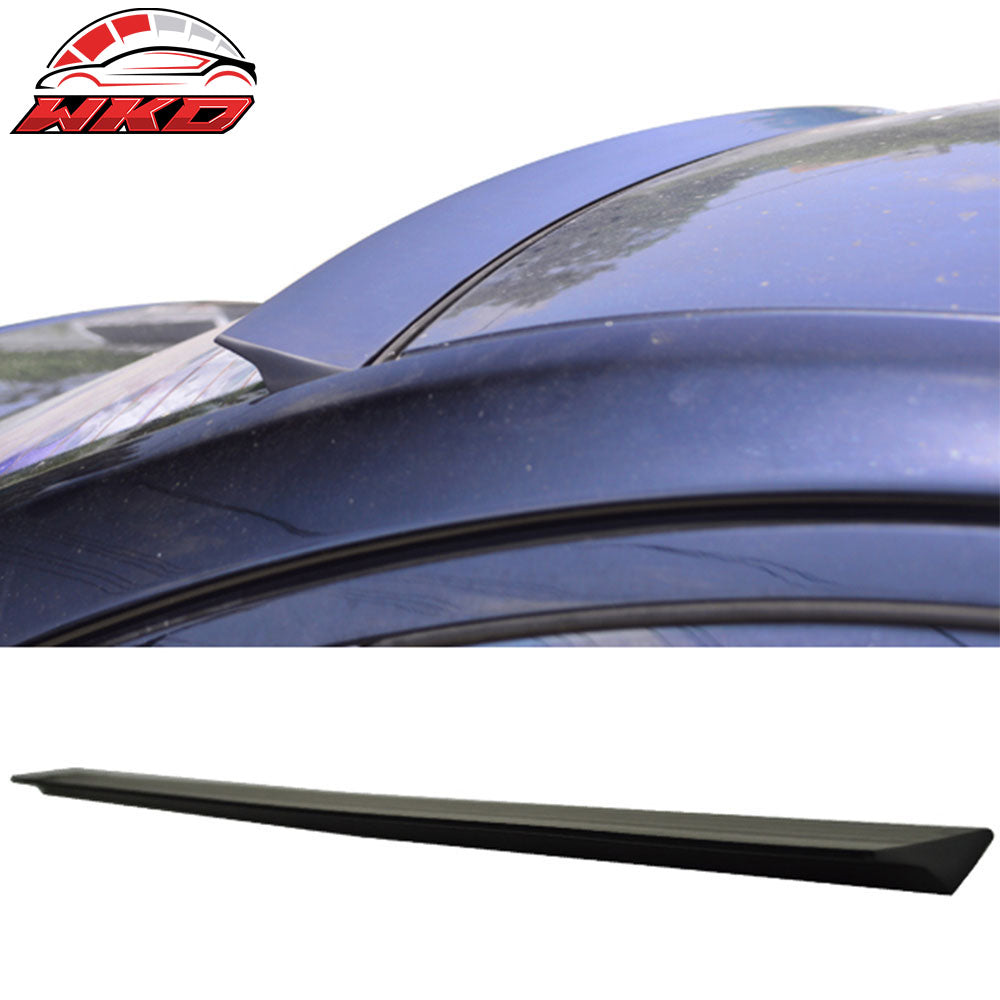Fits 07-10 Chrysler Sebring 4Dr 3rd VRS Roof Spoiler Unpainted Black - PUF