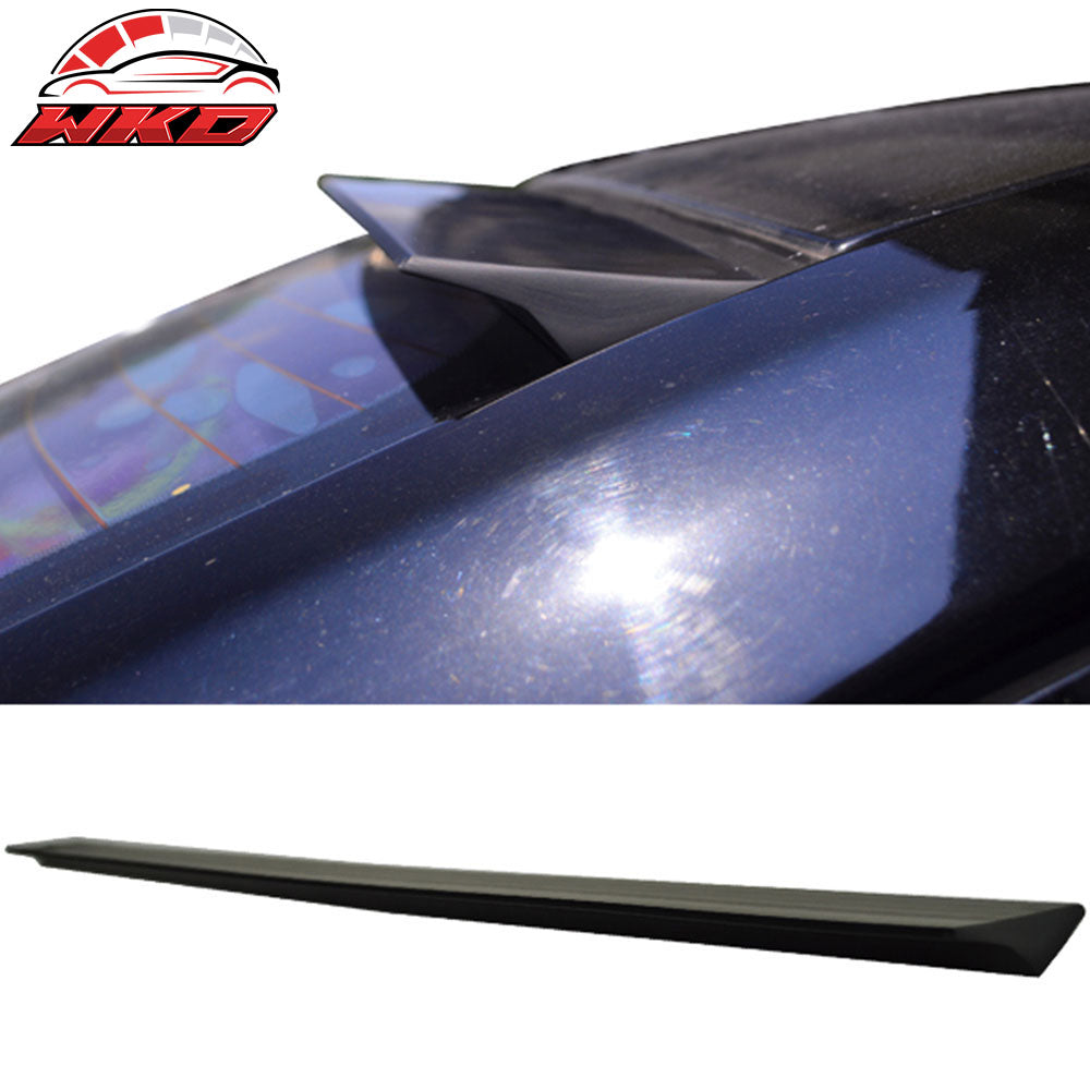 Fits 04-07 Chevrolet Malibu 6th VRS Style Roof Spoiler Unpainted Black - PUF