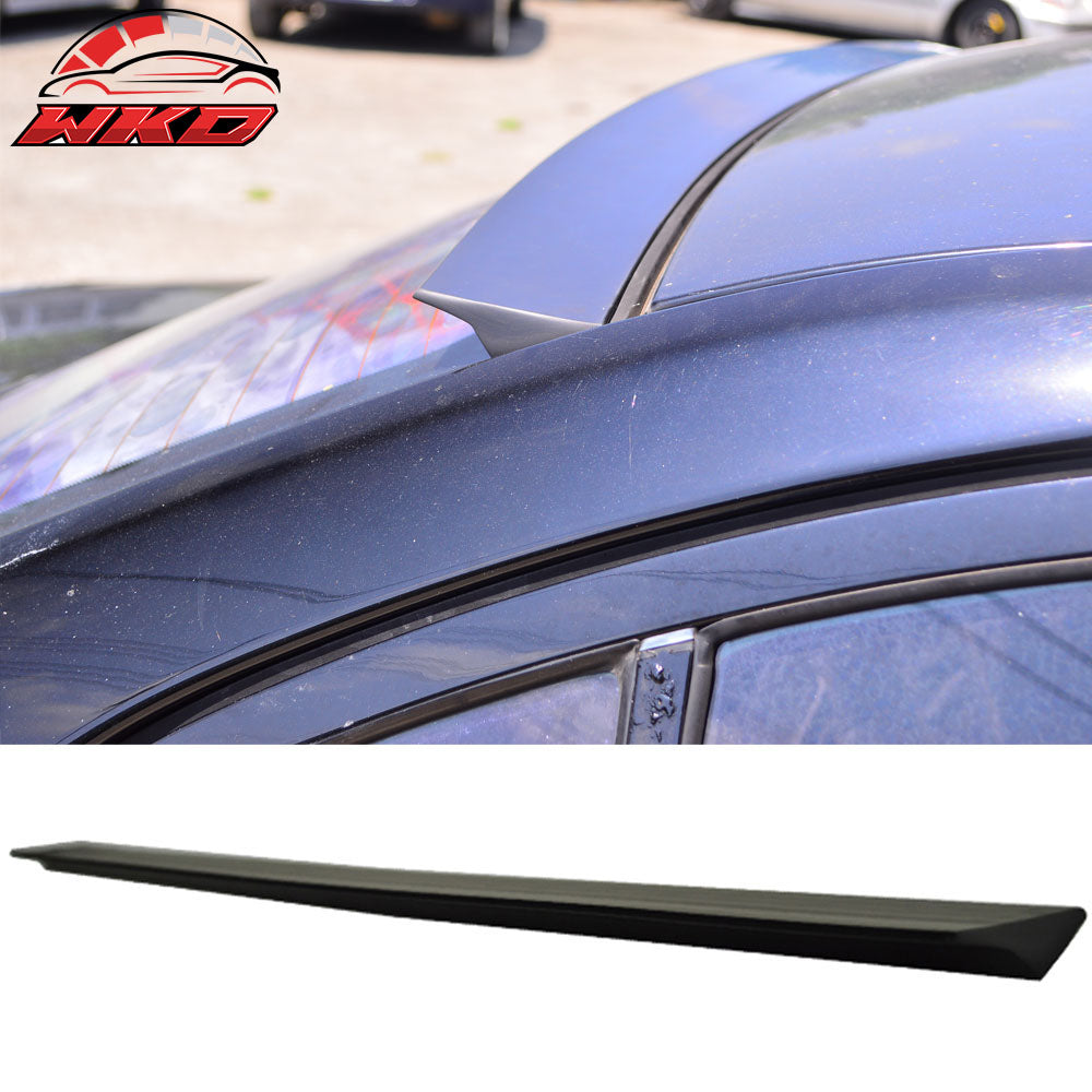 Fits 08-14 Dodge Avenger 4Dr VRS Style Roof Spoiler Unpainted Black - PUF