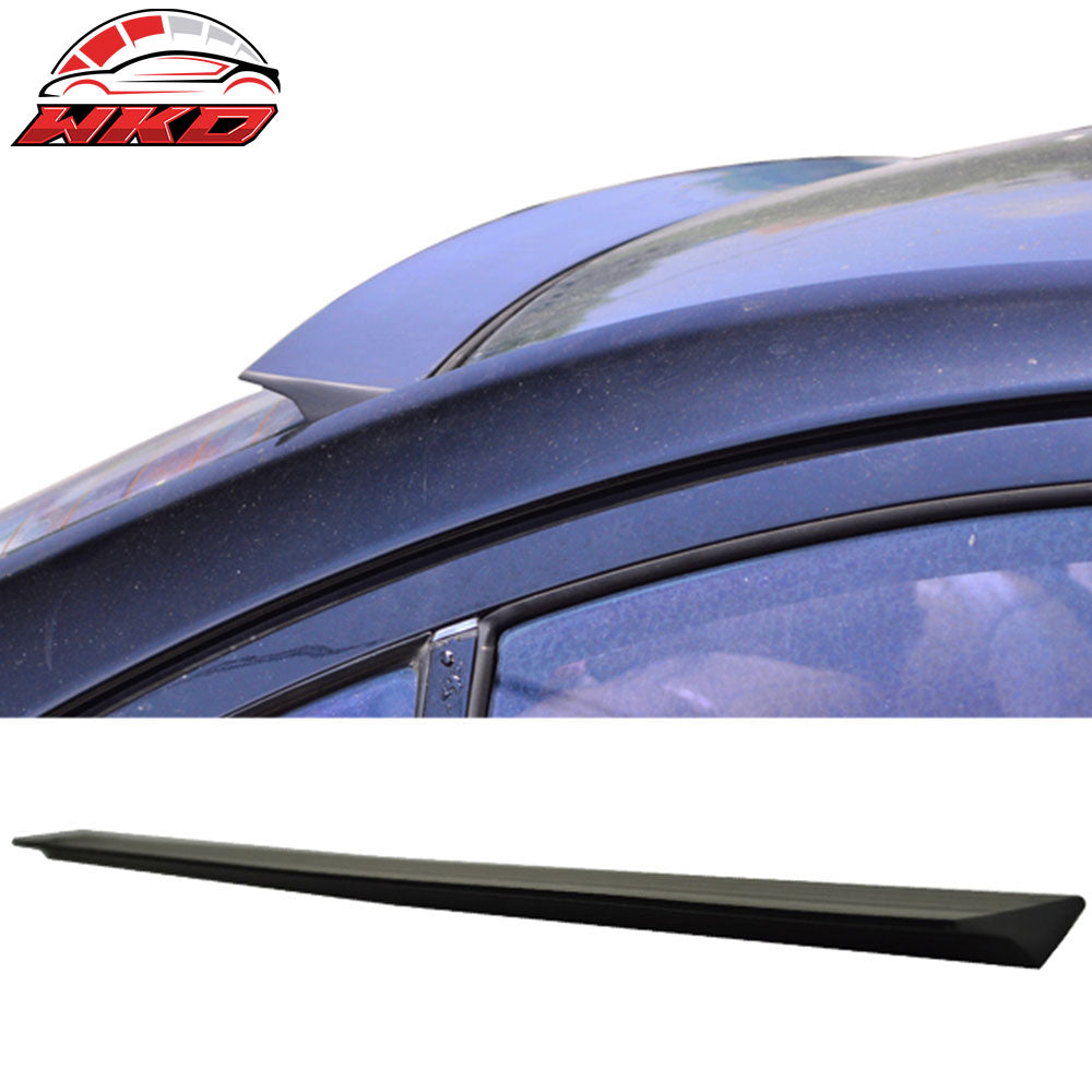 Fits 10-12 Ford Fusion 4Dr VRS Style Roof Spoiler Unpainted Black - PUF