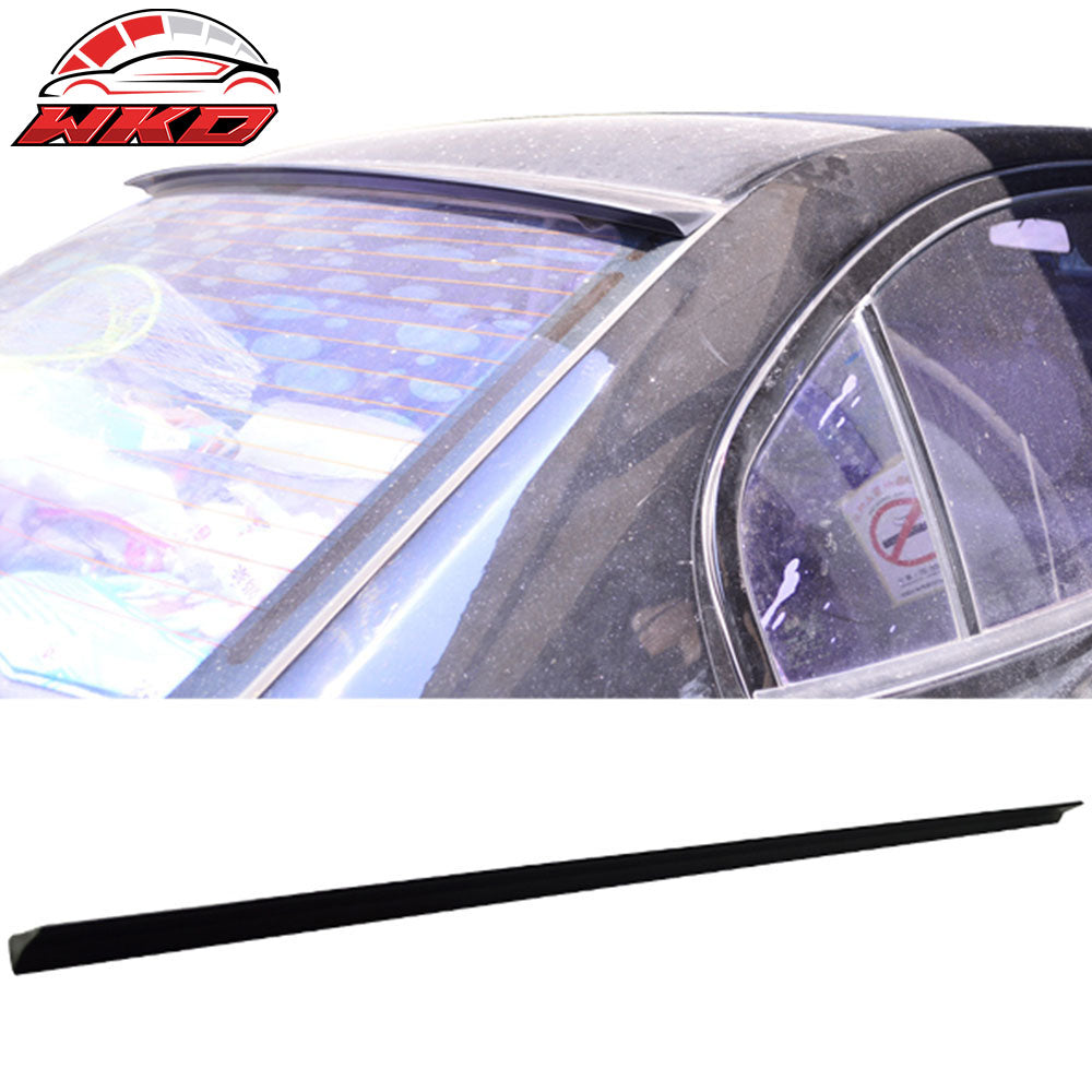 Fits 12-15 Honda Civic 9th 4Dr VRS Style Roof Spoiler Unpainted Black - PUF