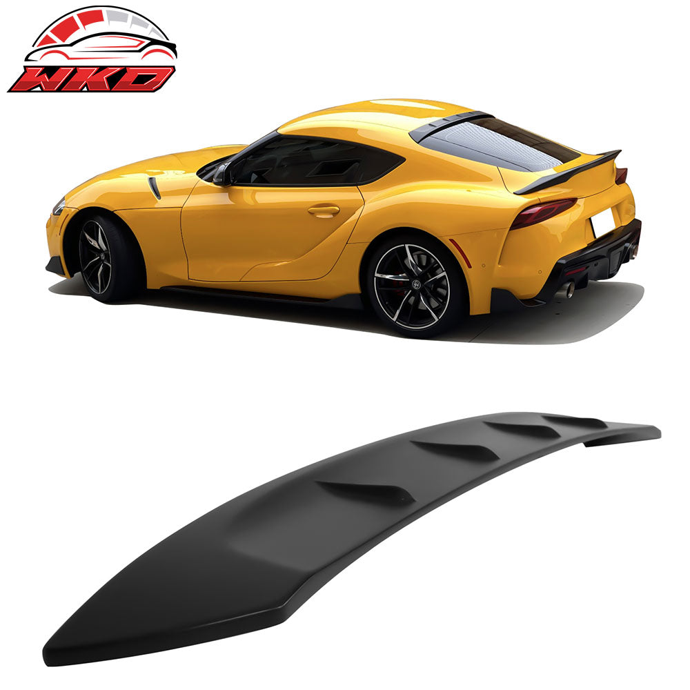 Fits 20-25 Toyota GR Supra J29 5th Matte Black Rear Window Roof Spoiler Wing ABS