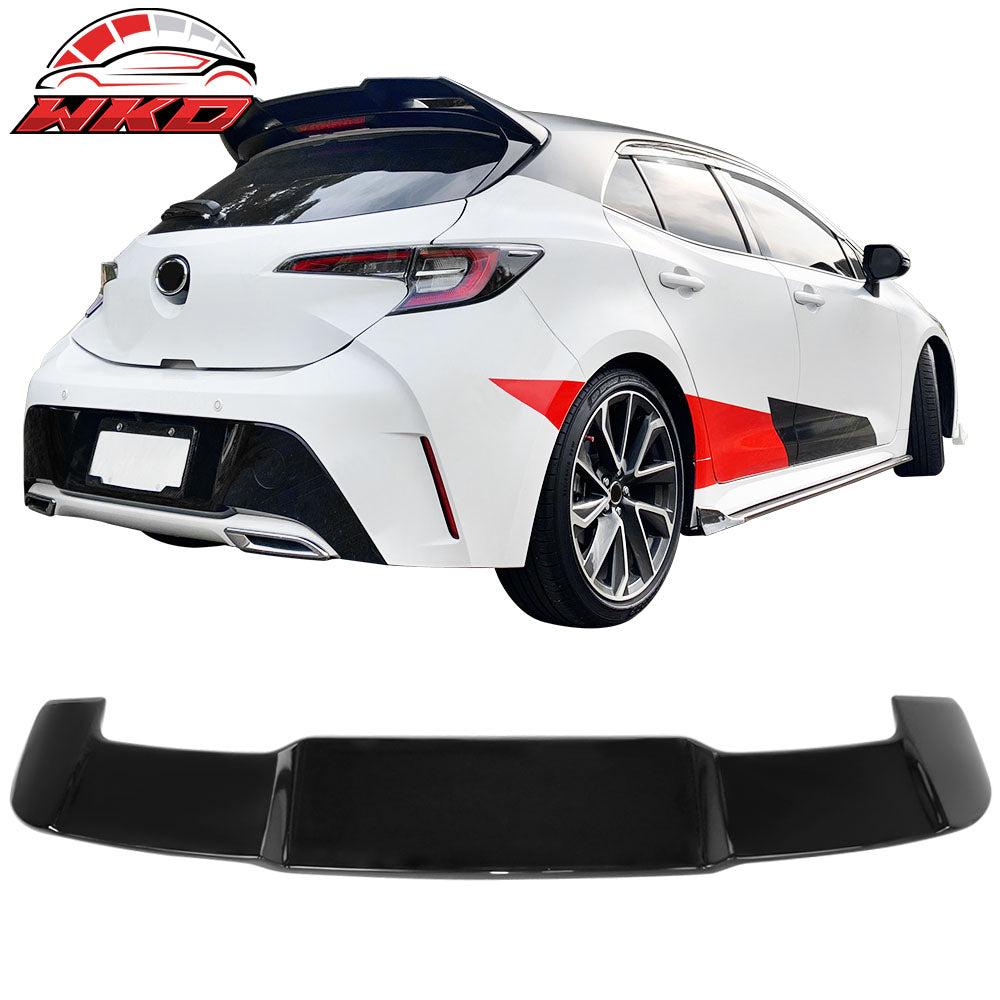 Fits 19-25 Toyota GR Corolla Hatchback OE Style Rear Roof Spoiler Unpainted ABS