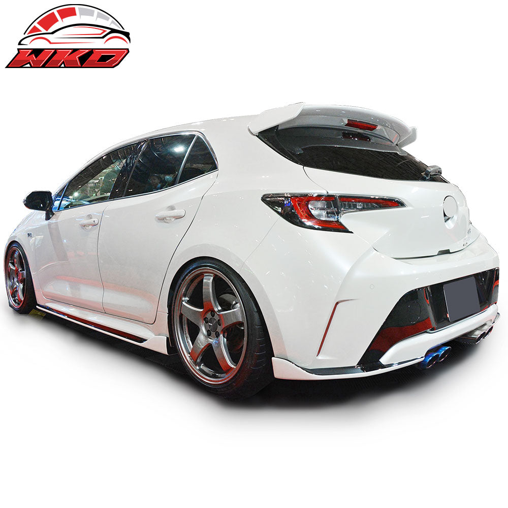 Fits 19-25 Toyota GR Corolla Hatchback Blitz Roof Spoiler Painted #218 Black