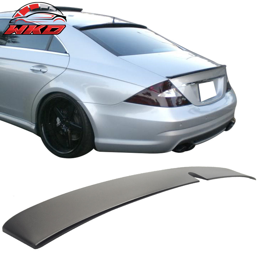 Fits 05-10 Benz W219 CLS-Class RL Style Rear Window Roof Spoiler ABS Unpainted