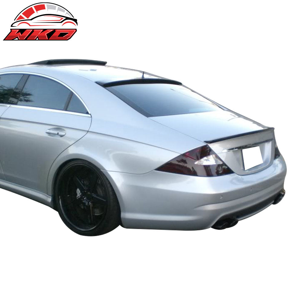 Fits 05-10 Benz W219 CLS-Class RL Style Rear Window Roof Spoiler ABS Unpainted