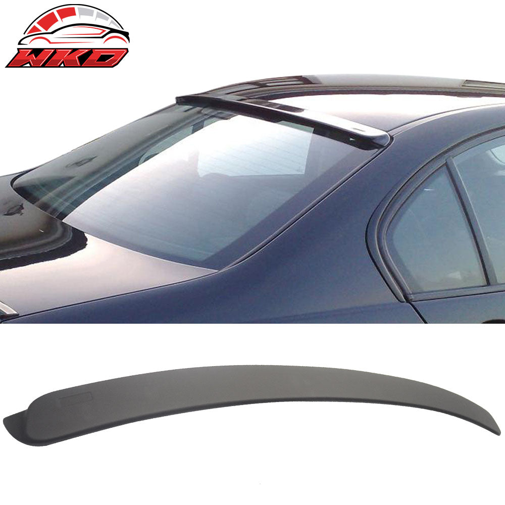 Fits 99-05 BMW E46 3-Series 4-Door AC Style Matte Black Rear Roof Spoiler ABS