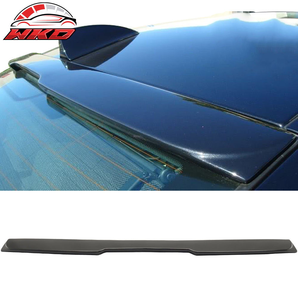 Fits 04-10 BMW 5 Series E60 AC Style Matte Black Rear Roof Window Spoiler Wing