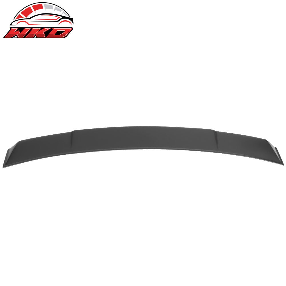 Fits 19-26 BMW 3 Series G20 Ikon Style Roof Spoiler Wing Lip Matte Black PP