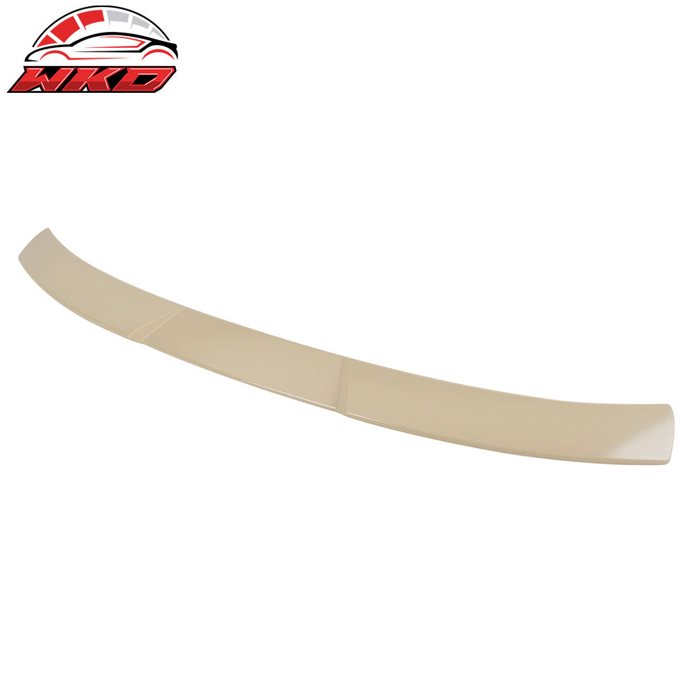 Fits 16-21 Honda Civic 10th Sedan Rear Roof Window Spoiler Wing Unpainted Beige