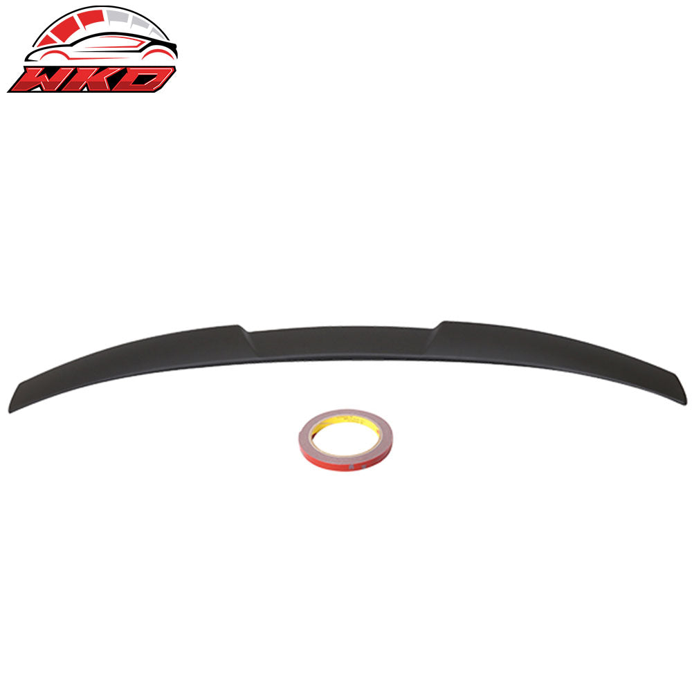 Fits 16-21 Civic X 10th Gen Sedan IKON Roof Spoiler MUG Window Visor Chrome Trim