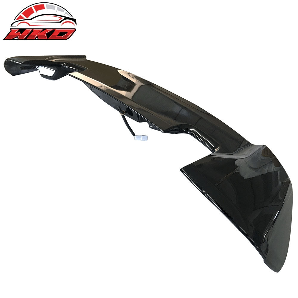 For 15-18 Honda Fit Rear Roof Spoiler RS Style ABS LED Window Visor NH731P Black | Wholesale
